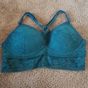 Victoria's Secret Lace Bralette Teal